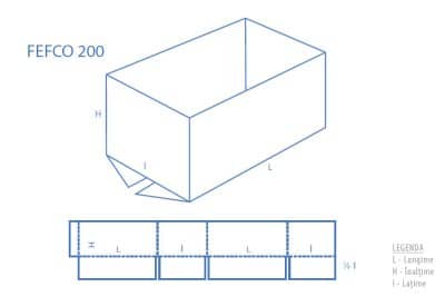 cutie carton fefco 200